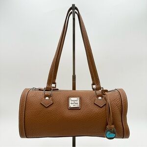 Dooney & Bourke Leather Y2K Barrel Shoulder Bag